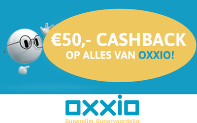 €50 cashback op alle pakketten van Oxxio